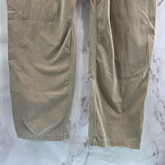Carhartt Pants Mens 44 X 32 Khaki Tan Canvas Straight Chino Relaxed Fit Brown - Picture 8 of 13